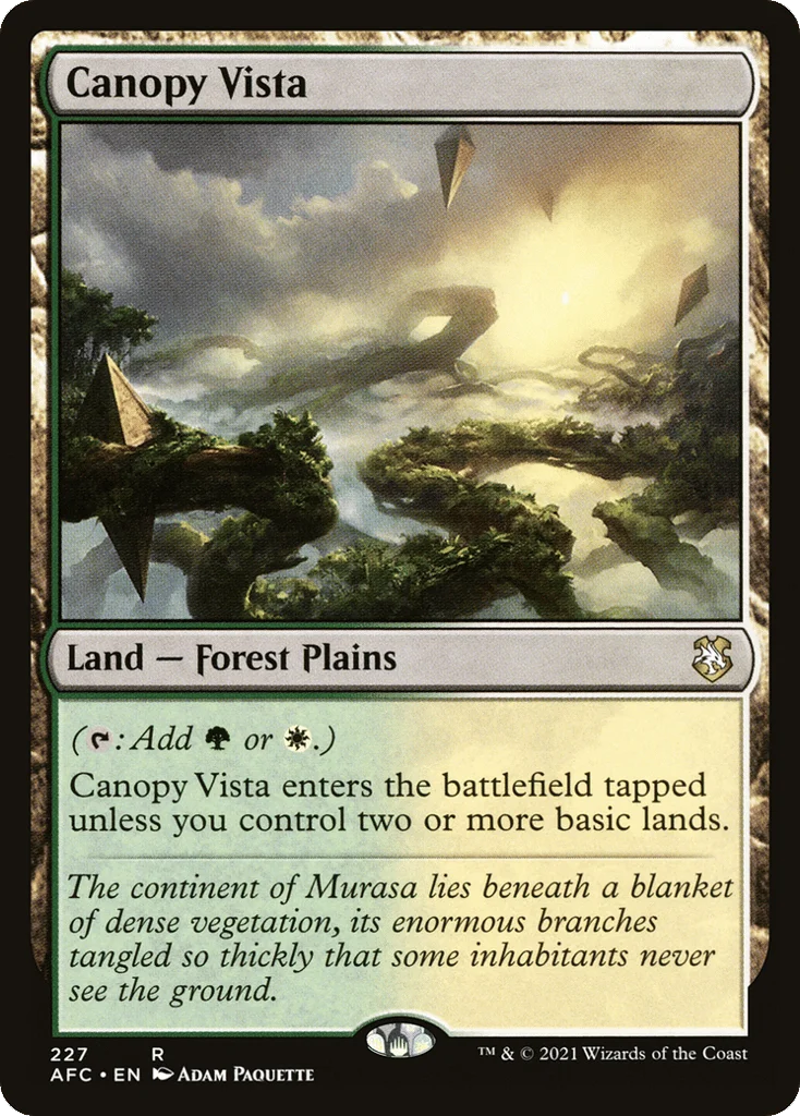 Canopy Vista · Forgotten Realms Commander