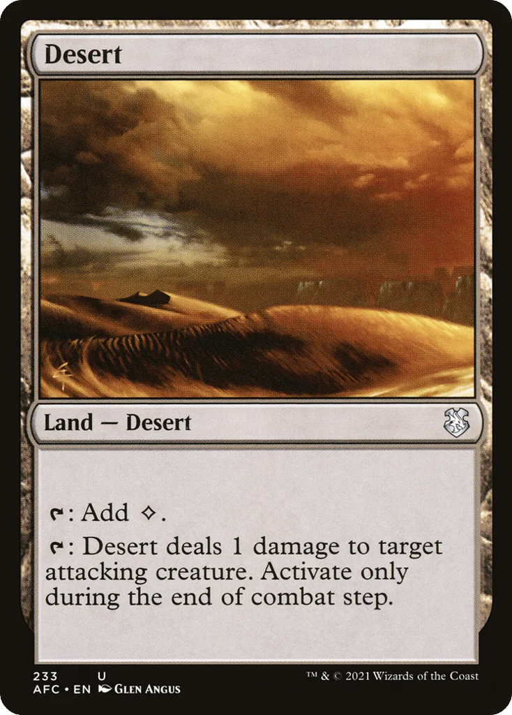 Desert · Forgotten Realms Commander