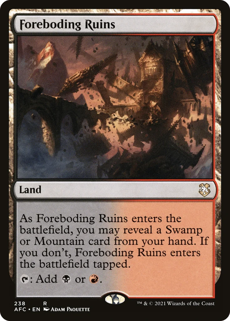 Foreboding Ruins · Forgotten Realms Commander