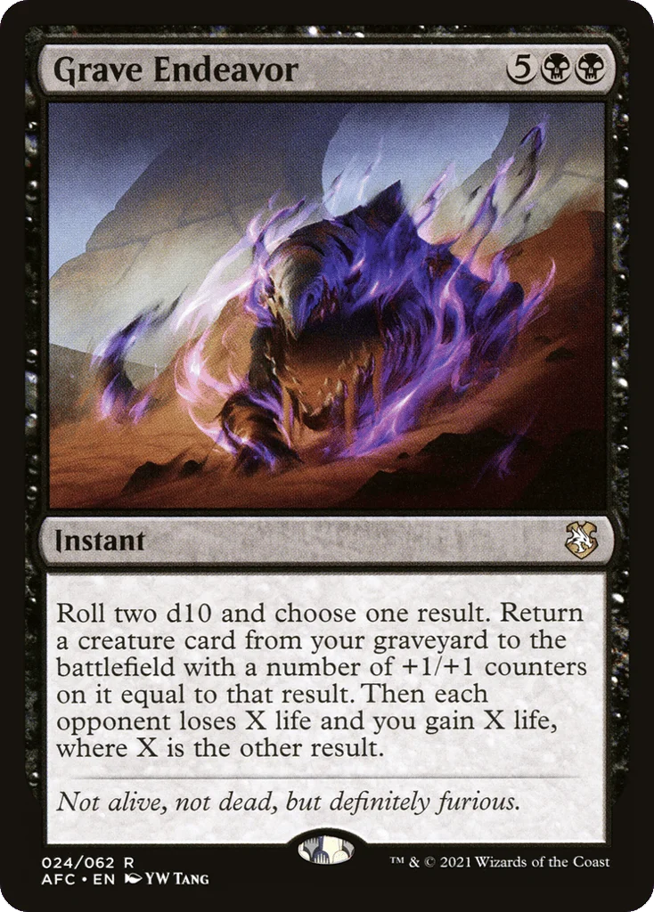 Grave Endeavor · Forgotten Realms Commander