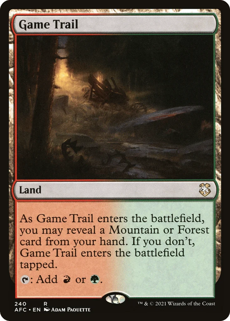 Game Trail · Forgotten Realms Commander