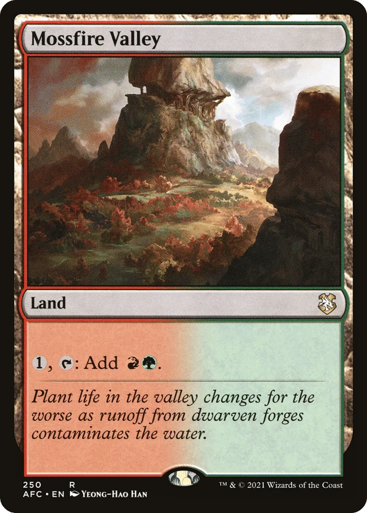 Mossfire Valley · Forgotten Realms Commander