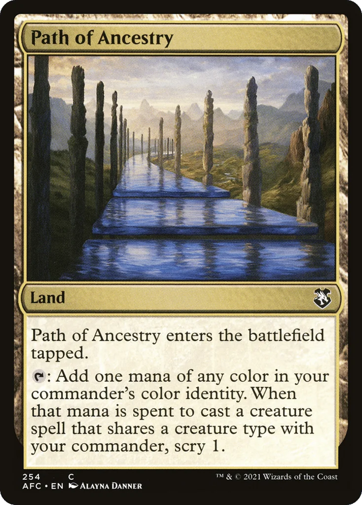 Path of Ancestry · Forgotten Realms Commander