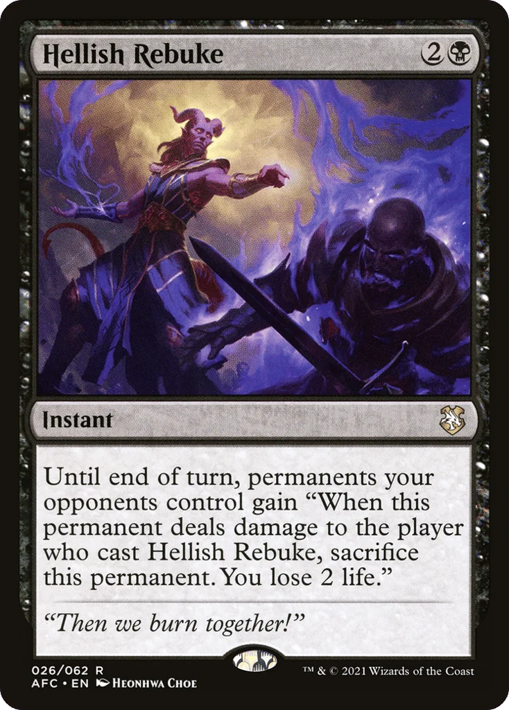Hellish Rebuke · Forgotten Realms Commander