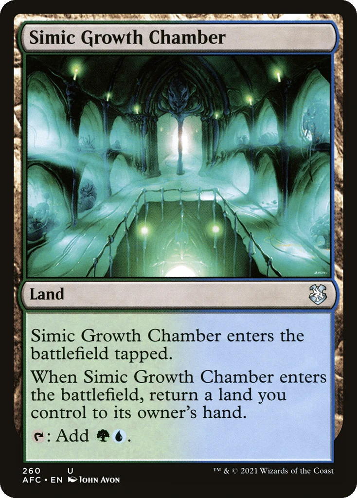 Simic Growth Chamber · Forgotten Realms Commander
