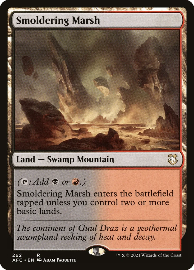 Smoldering Marsh · Forgotten Realms Commander
