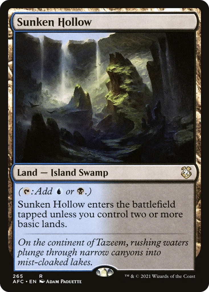 Sunken Hollow · Forgotten Realms Commander