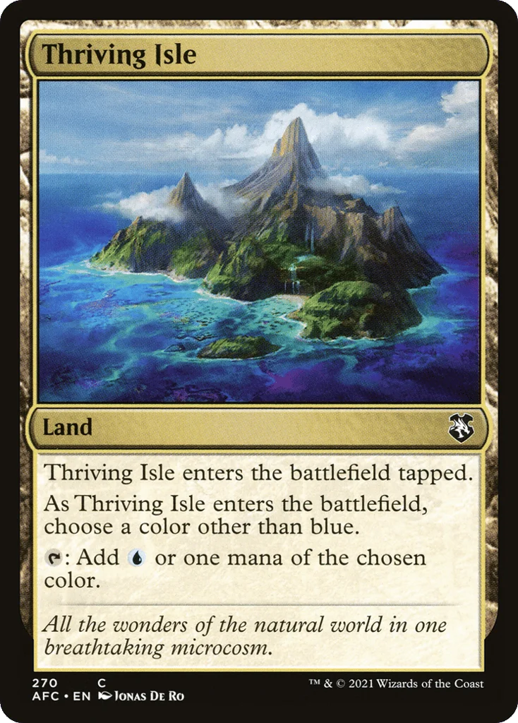 Thriving Isle · Forgotten Realms Commander