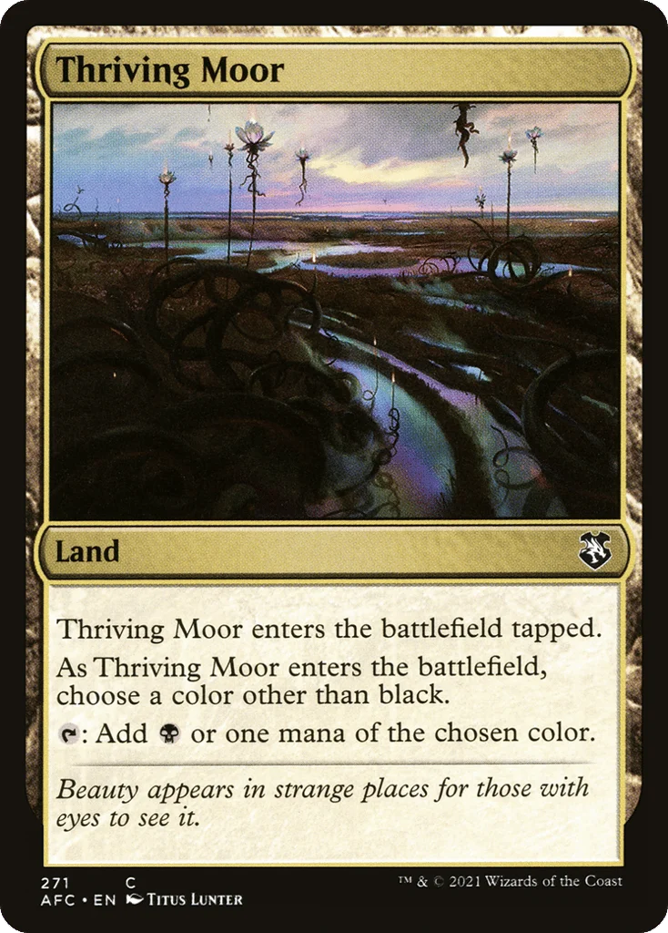 Thriving Moor · Forgotten Realms Commander