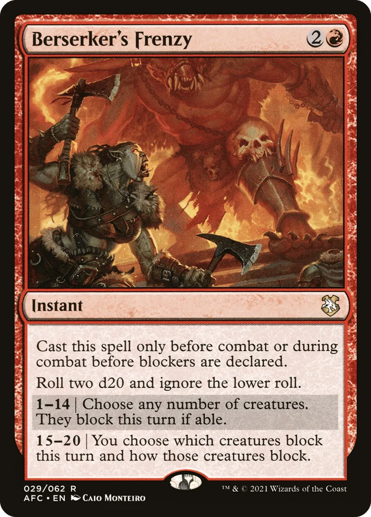 Berserker's Frenzy · Forgotten Realms Commander