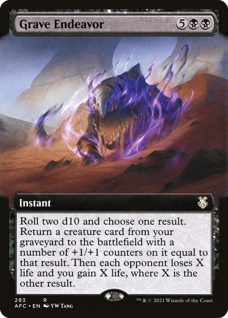 Grave Endeavor · Forgotten Realms Commander