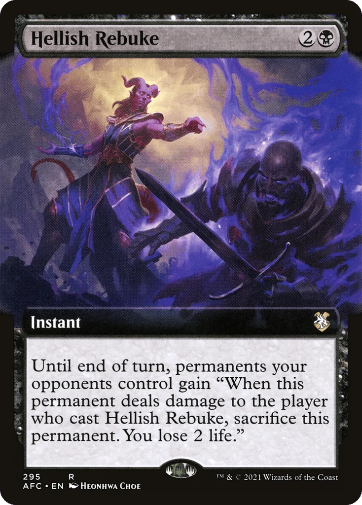 Hellish Rebuke · Forgotten Realms Commander