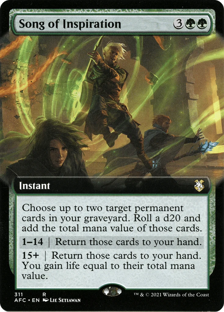 Song of Inspiration · Forgotten Realms Commander