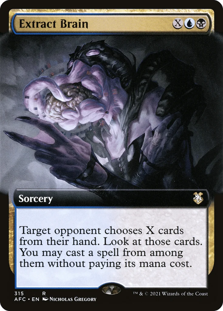Extract Brain · Forgotten Realms Commander