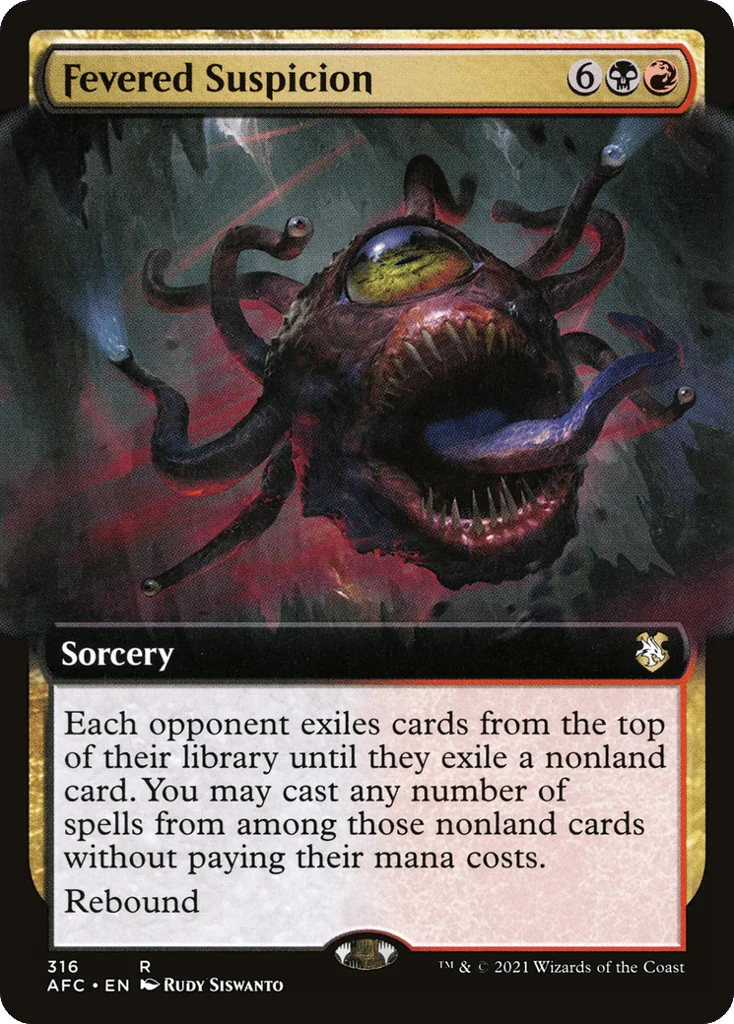 Fevered Suspicion · Forgotten Realms Commander