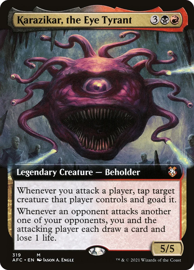 Karazikar, the Eye Tyrant · Forgotten Realms Commander