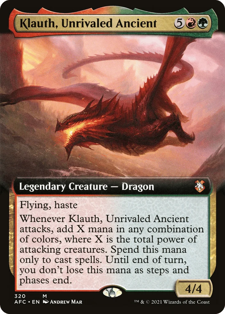 Klauth, Unrivaled Ancient · Forgotten Realms Commander