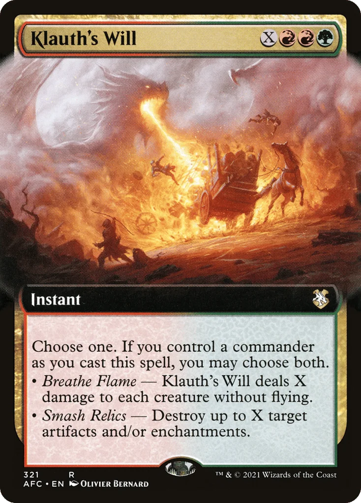 Klauth's Will · Forgotten Realms Commander