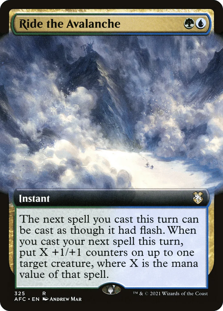 Ride the Avalanche · Forgotten Realms Commander