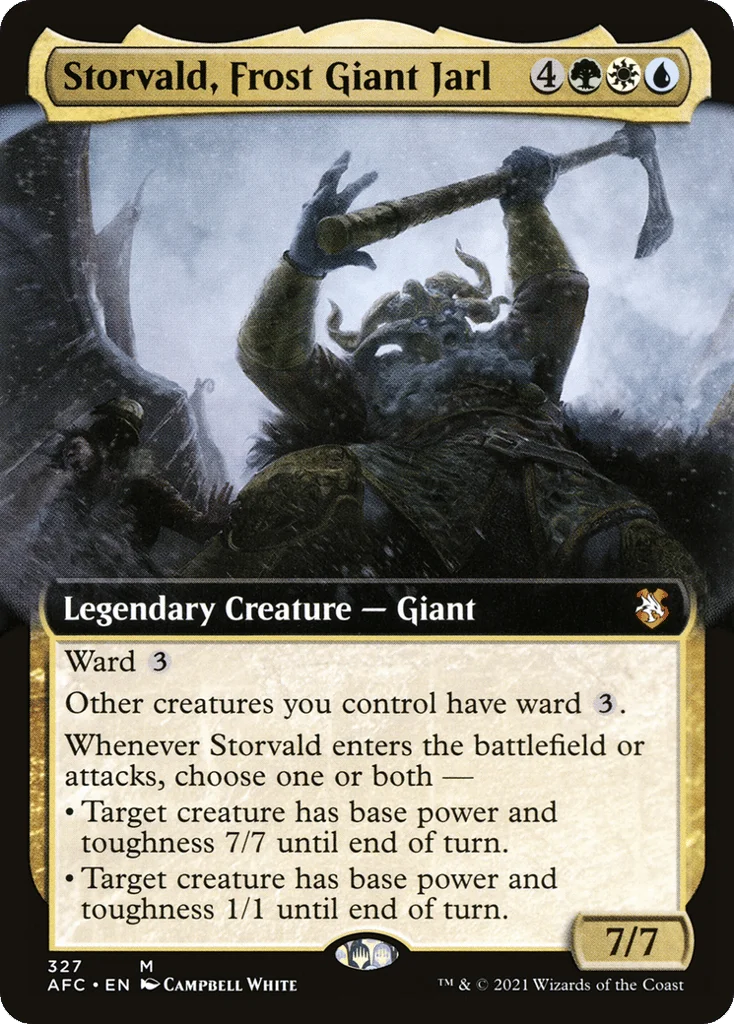 Storvald, Frost Giant Jarl · Forgotten Realms Commander