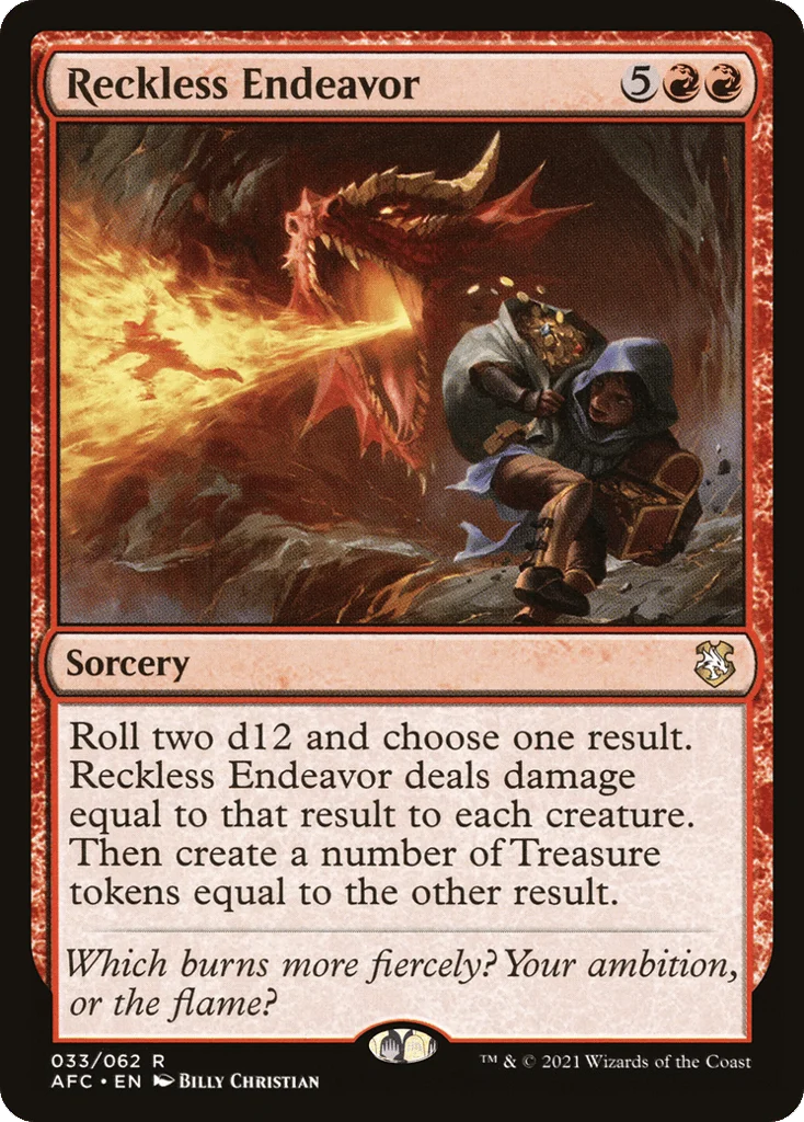 Reckless Endeavor · Forgotten Realms Commander