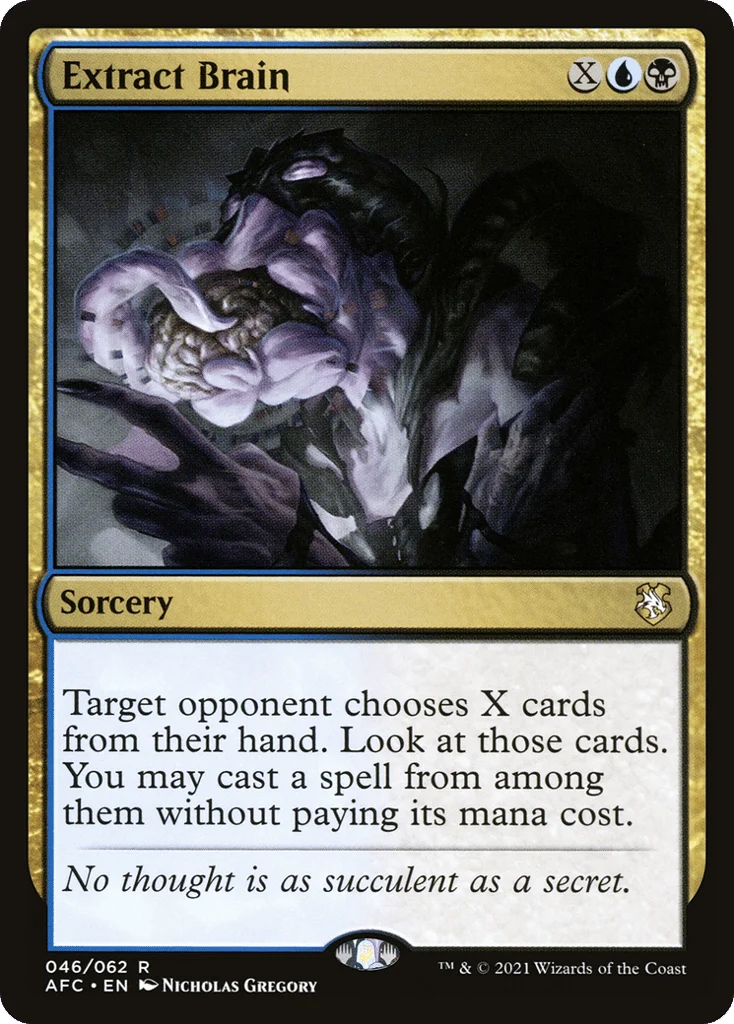Extract Brain · Forgotten Realms Commander