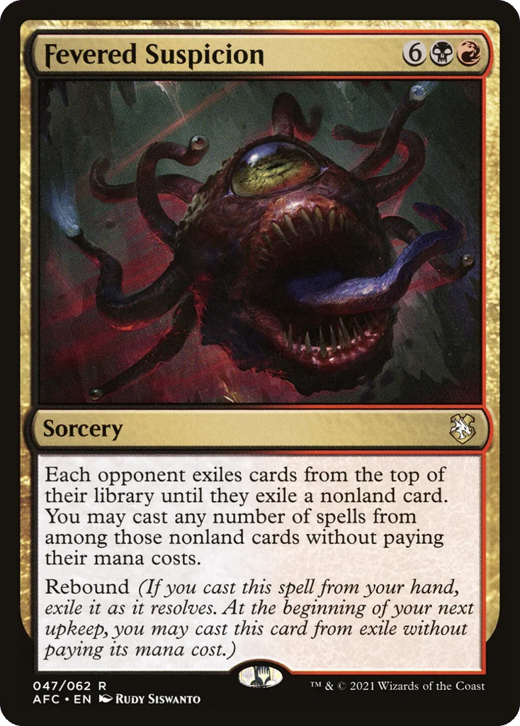 Fevered Suspicion · Forgotten Realms Commander