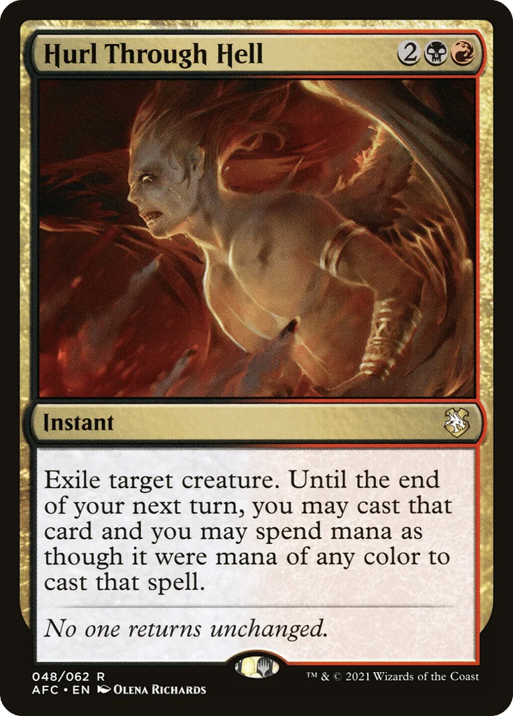 Hurl Through Hell · Forgotten Realms Commander