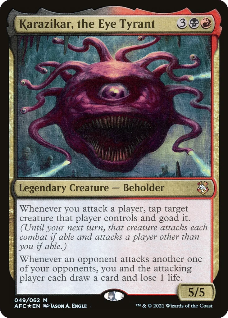 Karazikar, the Eye Tyrant · Forgotten Realms Commander