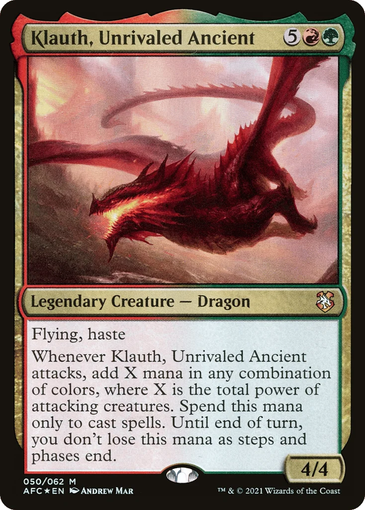 Klauth, Unrivaled Ancient · Forgotten Realms Commander