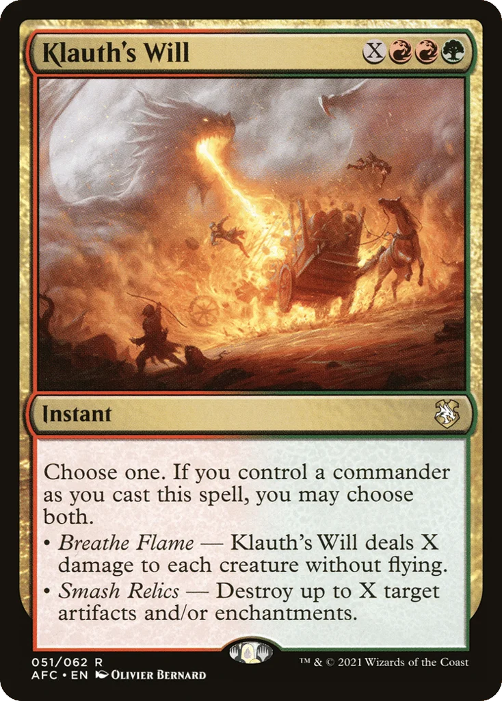 Klauth's Will · Forgotten Realms Commander