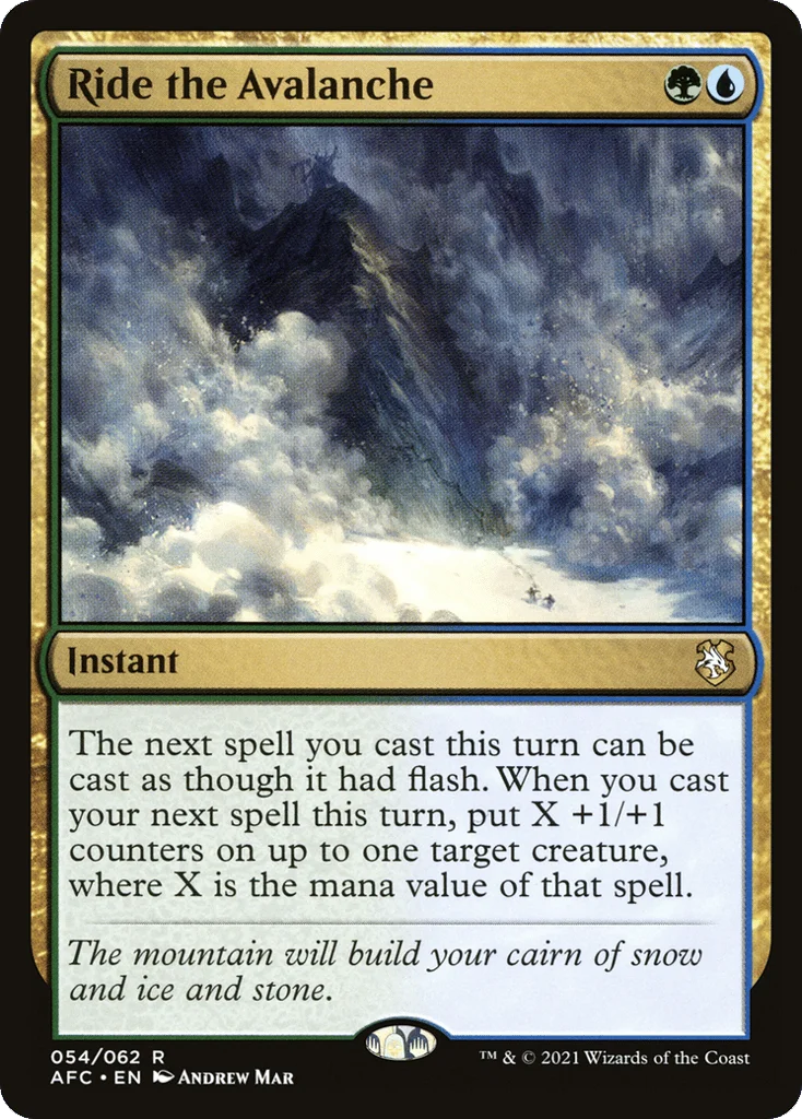 Ride the Avalanche · Forgotten Realms Commander