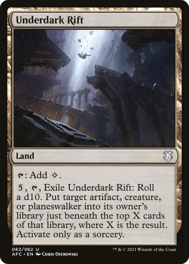 Underdark Rift · Forgotten Realms Commander