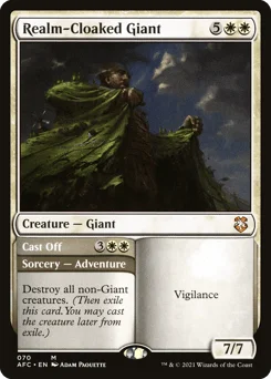 Realm-Cloaked Giant // Cast Off