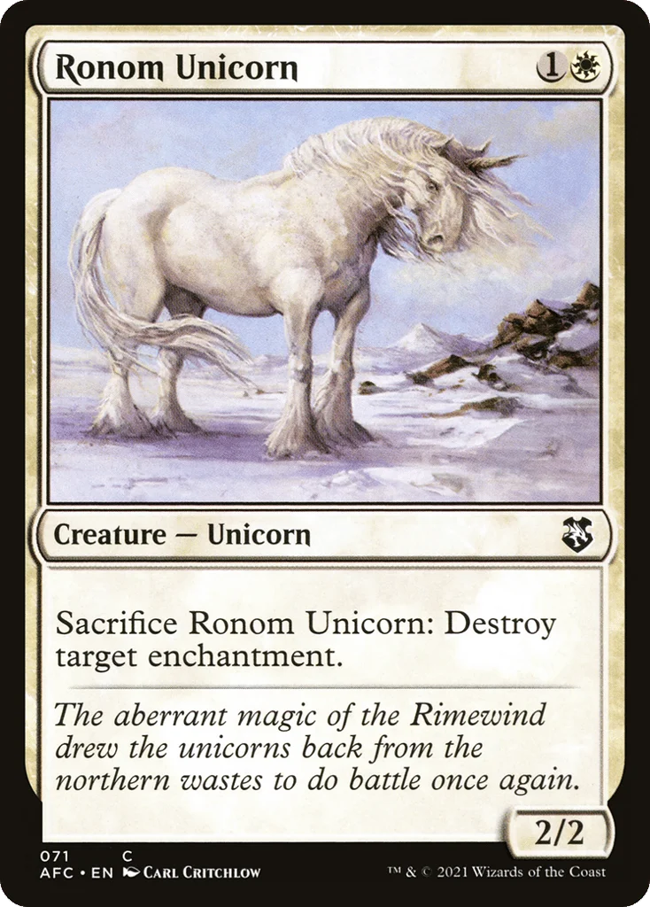 Ronom Unicorn · Forgotten Realms Commander