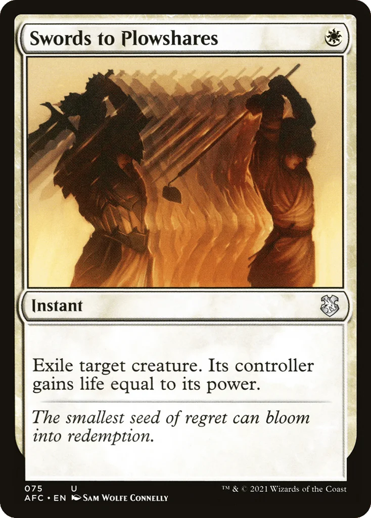 Swords to Plowshares · Forgotten Realms Commander