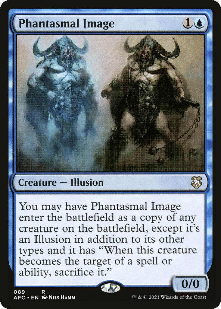 Phantasmal Image · Forgotten Realms Commander