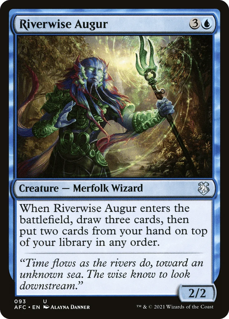Riverwise Augur · Forgotten Realms Commander