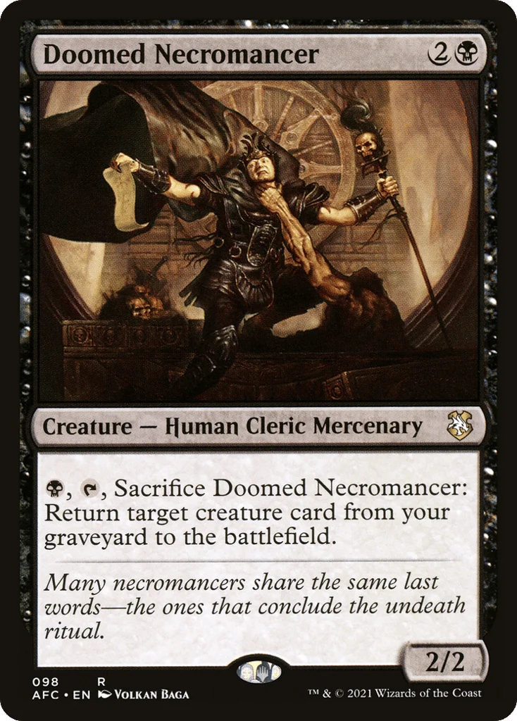 Doomed Necromancer · Forgotten Realms Commander