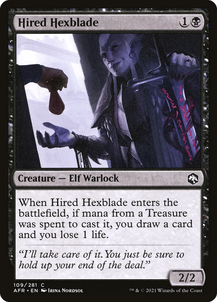 Hired Hexblade · Adventures in the Forgotten Realms