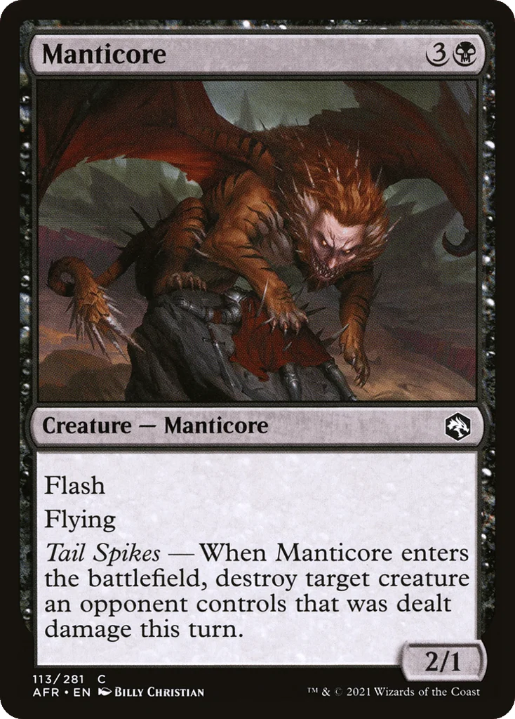 Manticore · Adventures in the Forgotten Realms