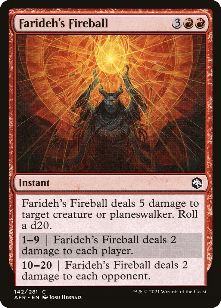Farideh's Fireball · Adventures in the Forgotten Realms
