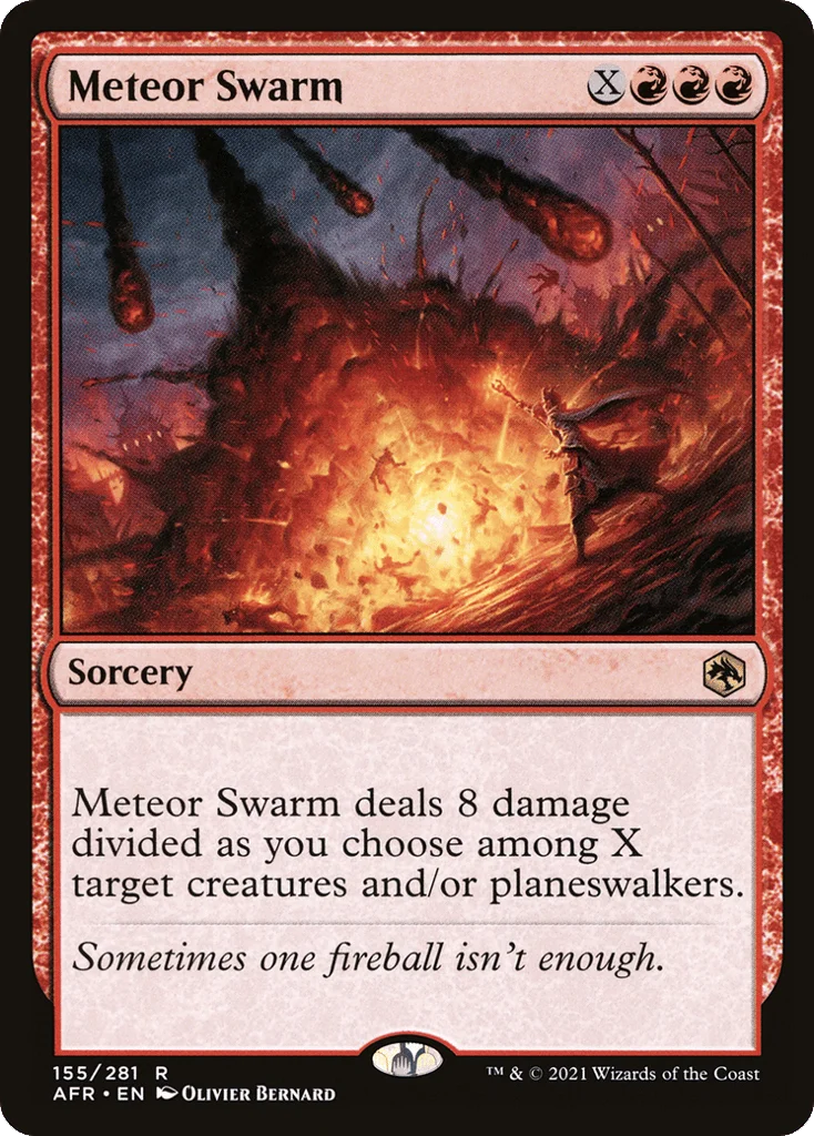 Meteor Swarm · Adventures in the Forgotten Realms