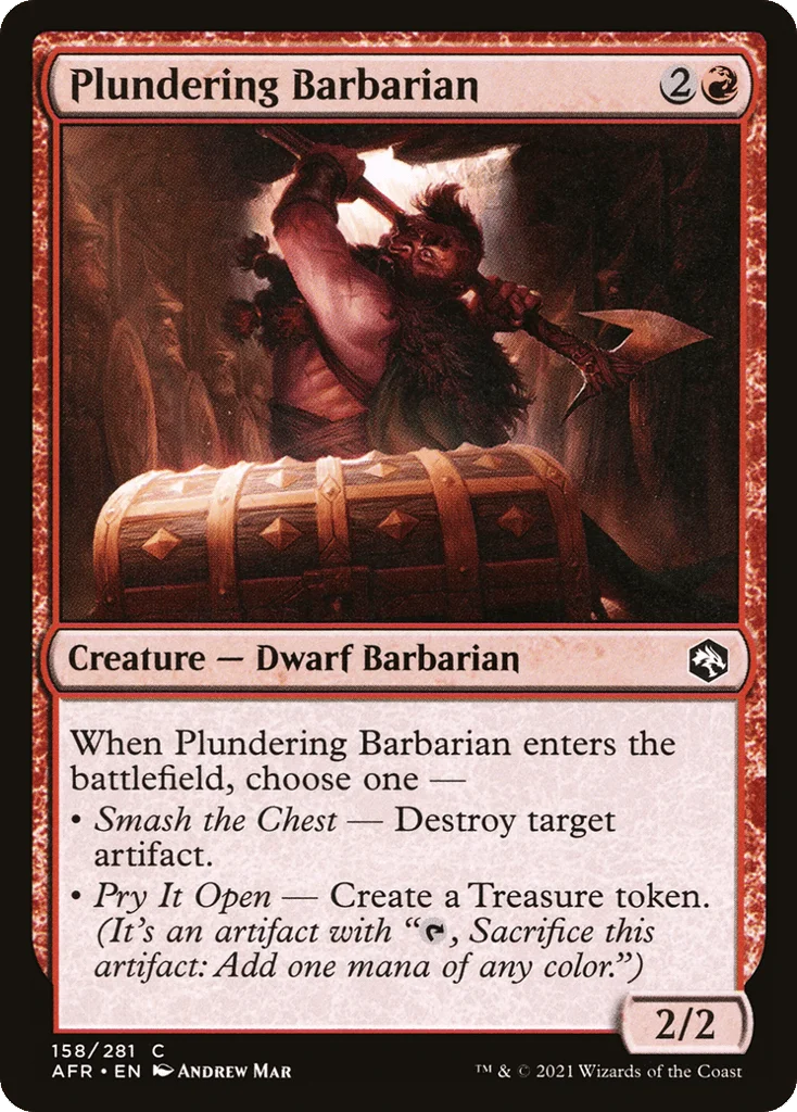 Plundering Barbarian · Adventures in the Forgotten Realms