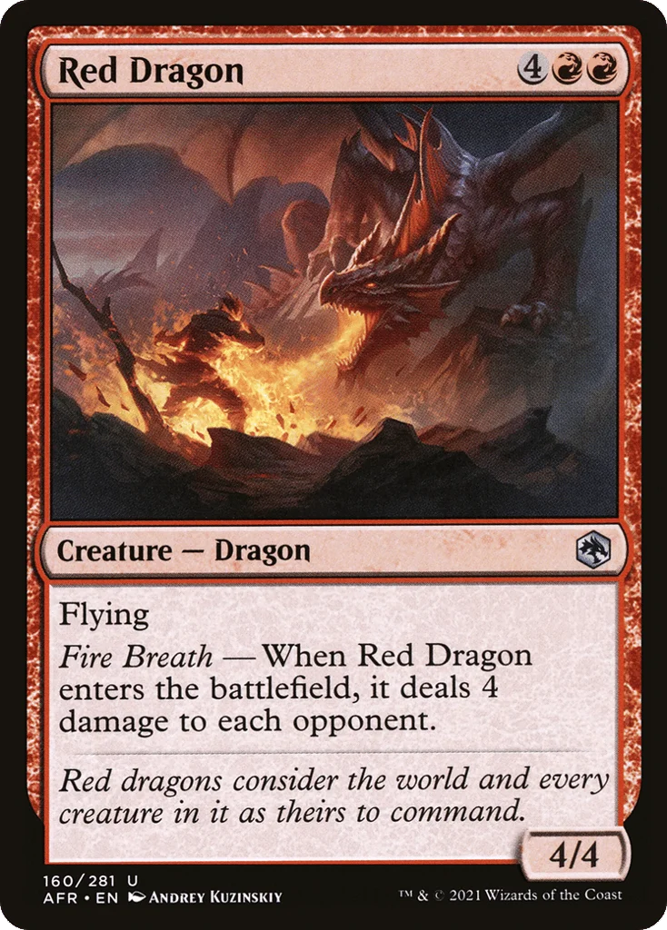 Red Dragon · Adventures in the Forgotten Realms