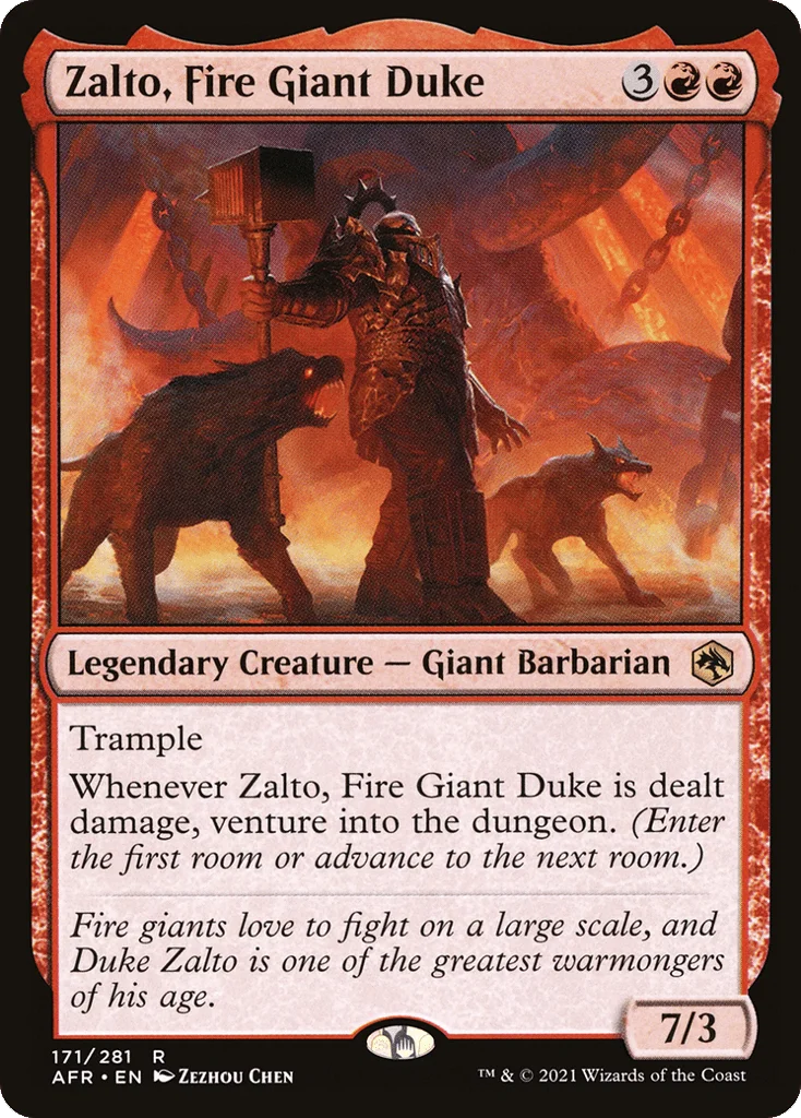 Zalto, Fire Giant Duke · Adventures in the Forgotten Realms