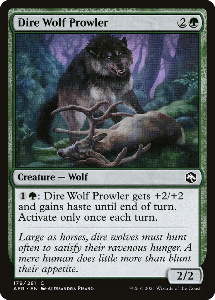 Dire Wolf Prowler · Adventures in the Forgotten Realms