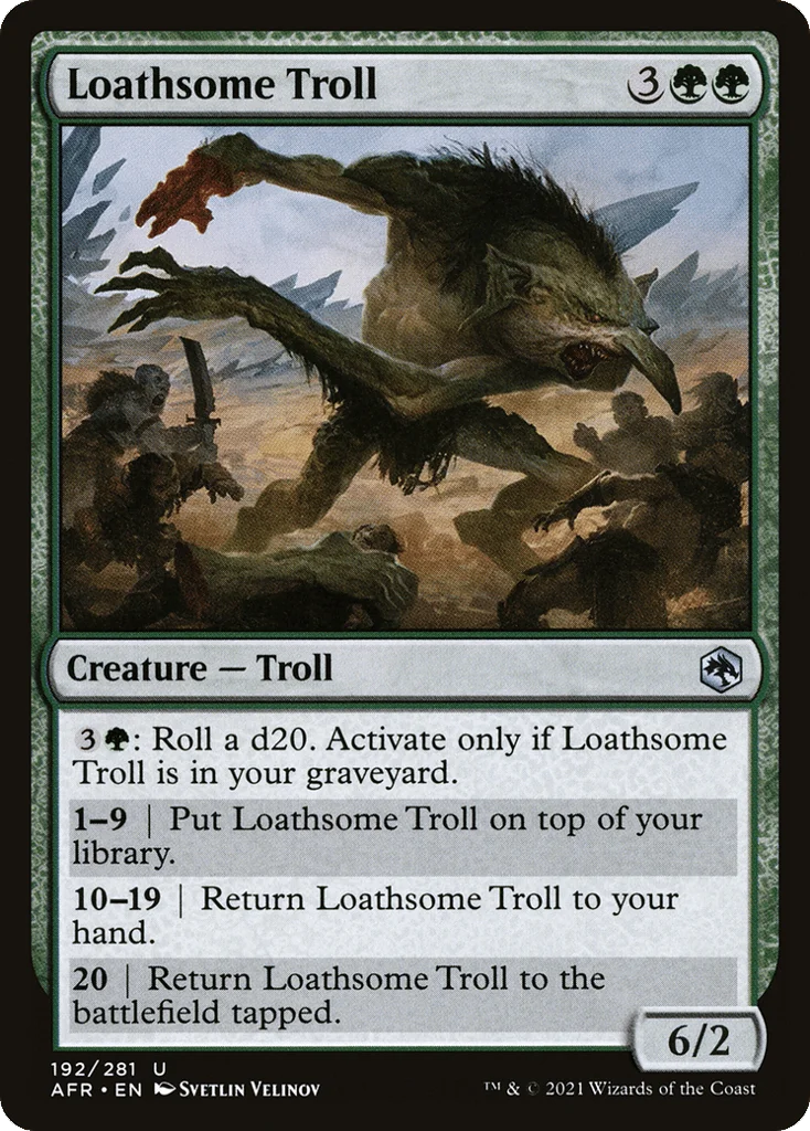 Loathsome Troll · Adventures in the Forgotten Realms
