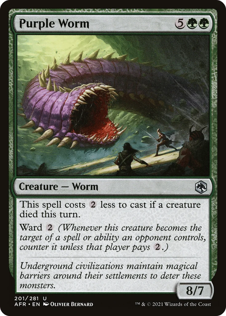 Purple Worm · Adventures in the Forgotten Realms
