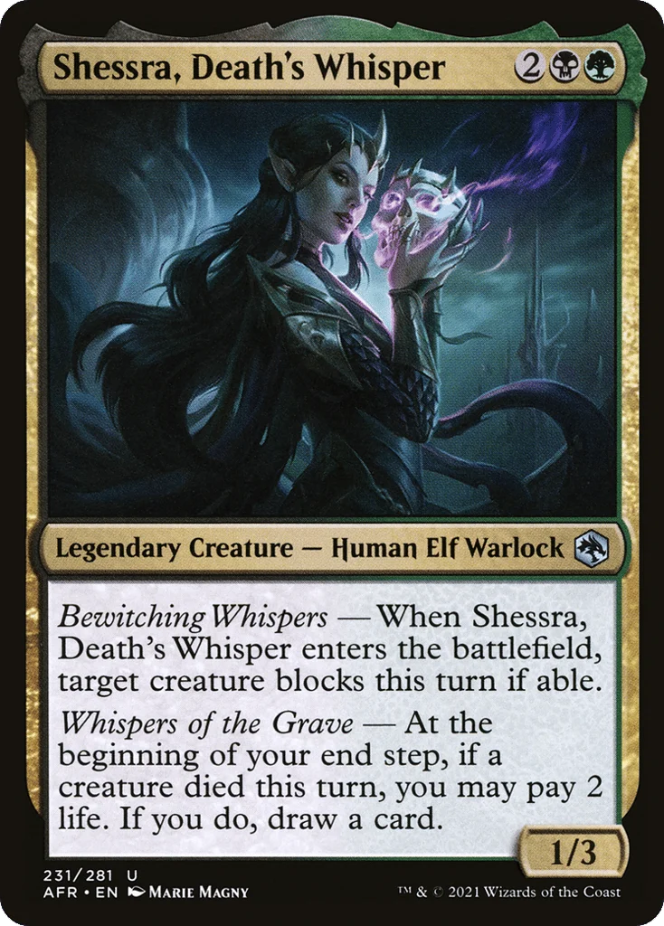 Shessra, Death's Whisper · Adventures in the Forgotten Realms